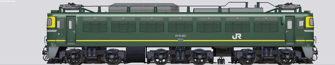 EF81形交直流電気機関車 EF81-113 トワイライトエクスプレス牽引機