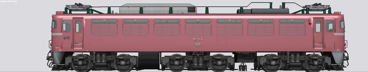 EF81形交直流電気機関車 EF81-4 富山第二機関区