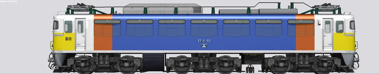 EF81形交直流電気機関車 EF81-92 カシオペア塗装