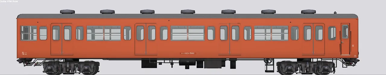 103系通勤形電車 クハ103-582 中央線西トタ