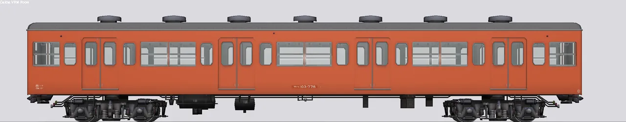 103系通勤形電車 サハ103-776 中央線西トタ