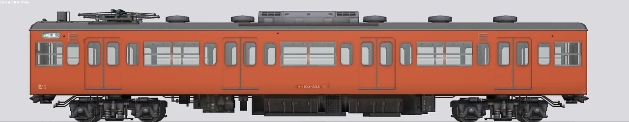 103系通勤形電車 モハ103-332 中央線西トタ