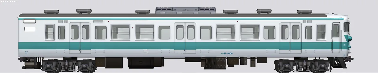 113系近郊形電車(快速色) クハ111-2036 阪和線快速色