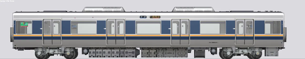 321系通勤形電車 モハ320-31 D16編成改造後6