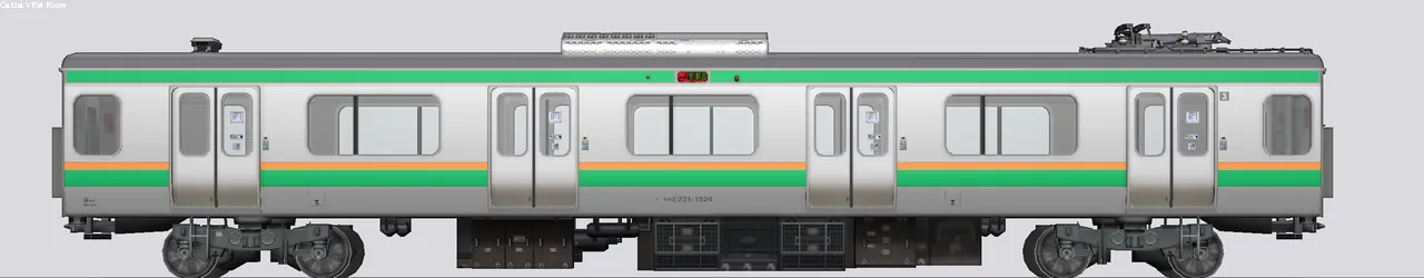 E231系近郊形電車 モハE231-1524 宮ヤマU524編成