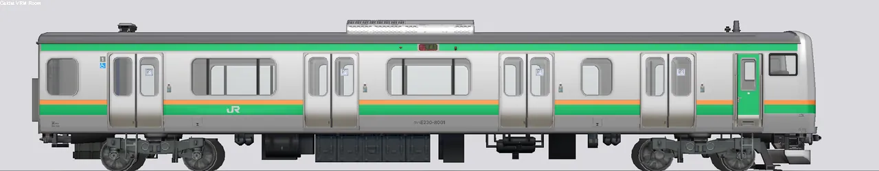 E231系近郊形電車 クハE230-8001 宮ヤマU501編成