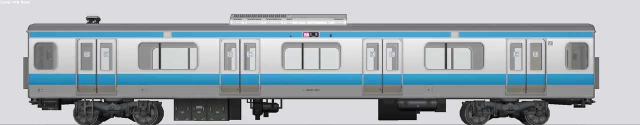 E233系1000番台通勤型電車(京浜東北線) モハE232-1204 ウラ104編成