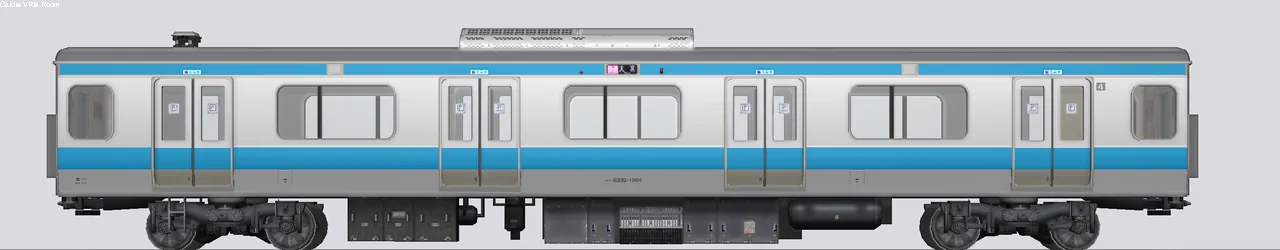 E233系1000番台通勤型電車(京浜東北線) モハE232-1004 ウラ104編成