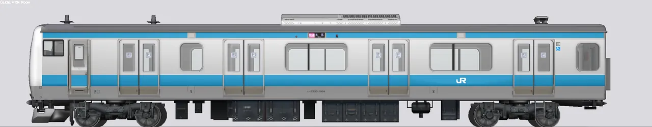 E233系1000番台通勤型電車(京浜東北線) クハE233-1004 ウラ104編成