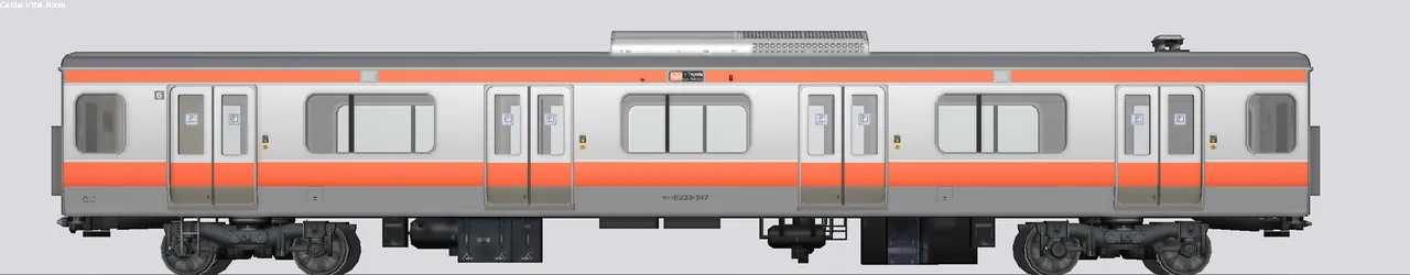 E233系通勤形電車(中央線) サハE233-517 中央線T17編成