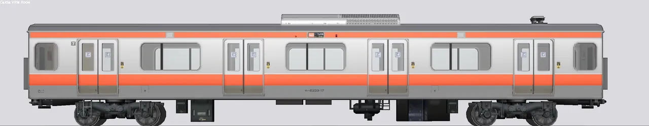 E233系通勤形電車(中央線) サハE233-17 中央線T17編成