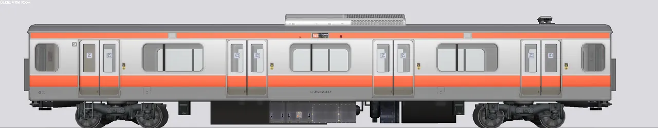 E233系通勤形電車(中央線) モハE232-417 中央線T17編成