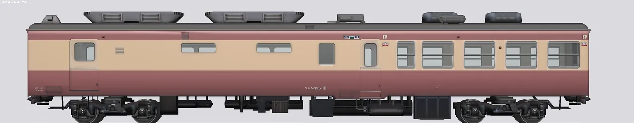455/475/457系急行形電車 サハシ455-10 国鉄原型色