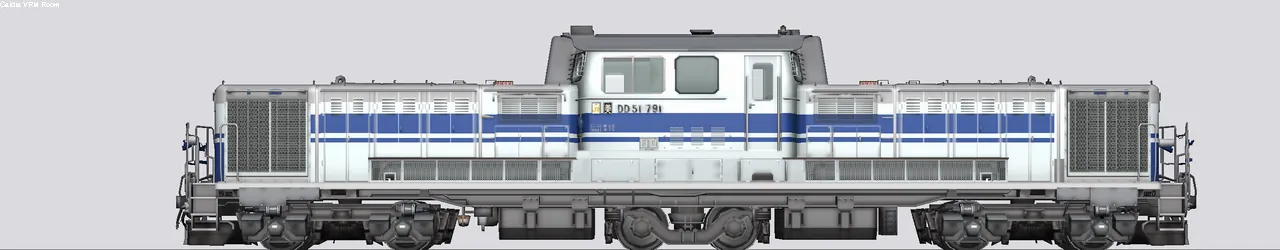 DD51形ディーゼル機関車 DD51-791 JR東海ユーロライナー塗装