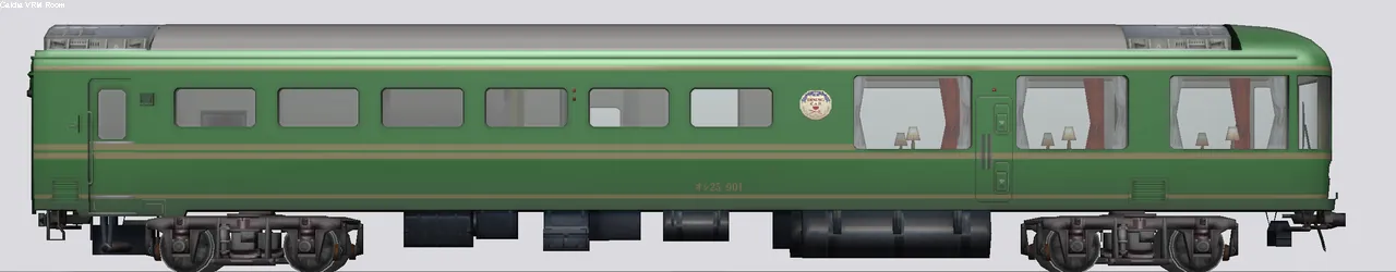 24系寝台客車(北斗星・夢空間) オシ25-901 JR東日本夢空間(ダイニングカー)