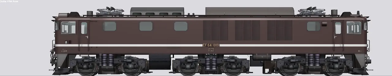 EF64形直流電気機関車 EF64-1001 茶色塗装