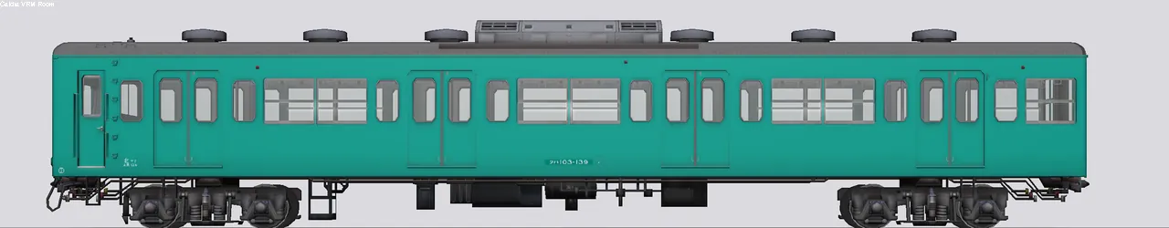 103系通勤形電車 クハ103-139 常磐線東マト