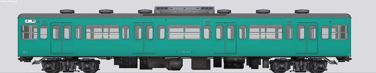 103系通勤形電車 モハ102-431 常磐線東マト