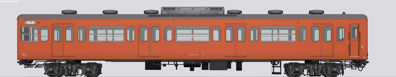 103系通勤形電車 クハ103-213 中央線西トタ