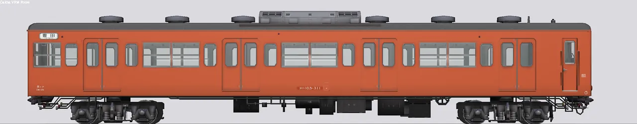 103系通勤形電車 クハ103-311 中央線西トタ