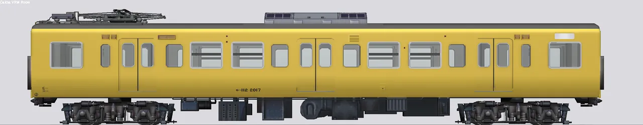 113系近郊形電車(濃黄色) モハ112-2017 P11編成