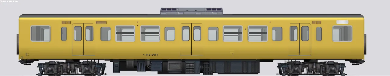 113系近郊形電車(濃黄色) モハ113-2017 P11編成