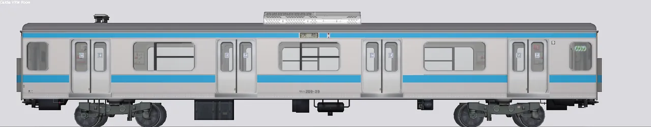 209系通勤形電車(京浜東北線) サハ209-29 宮ウラ8編成
