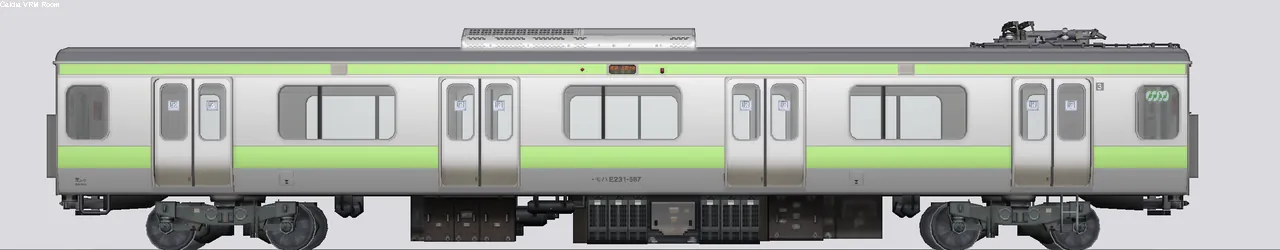 E231系通勤形電車(山手線) モハE231-587 529編成(4扉車両)