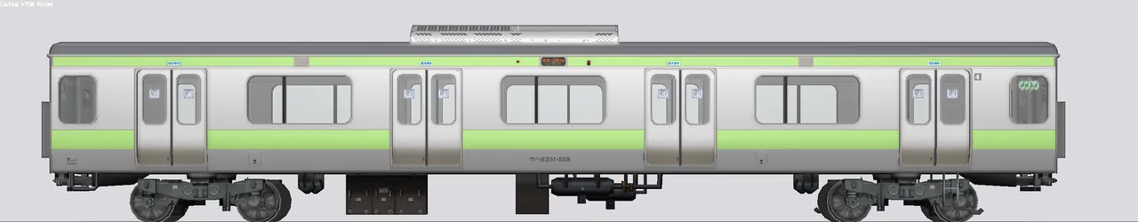 E231系通勤形電車(山手線) サハE231-529 529編成(4扉車両)
