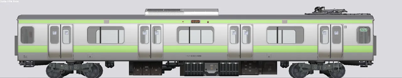 E231系通勤形電車(山手線) モハE231-586 529編成(4扉車両)