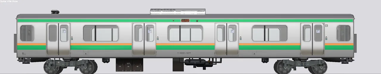 E231系近郊形電車 サハE231-1077 横コツK24編成
