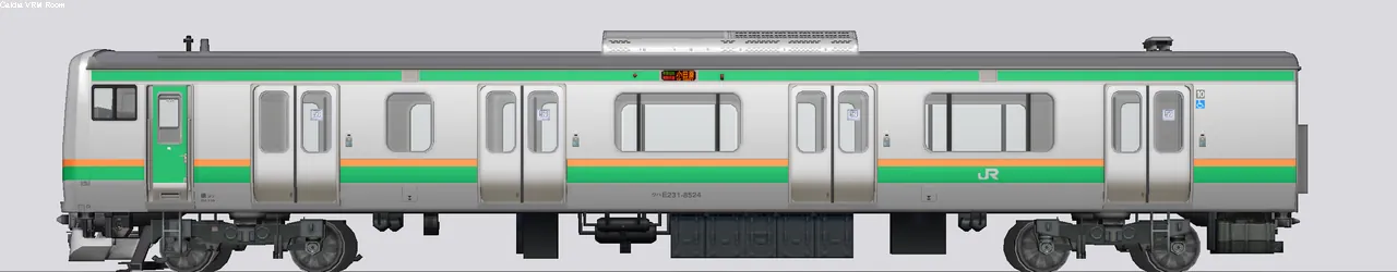 E231系近郊形電車 クハE231-8524 横コツK24編成(方向幕分割)