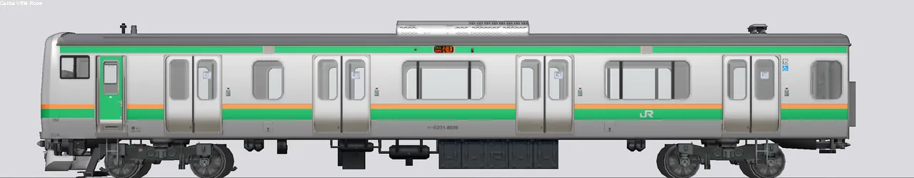 E231系近郊形電車 クハE231-8039 横コツS11編成(方向幕分割)