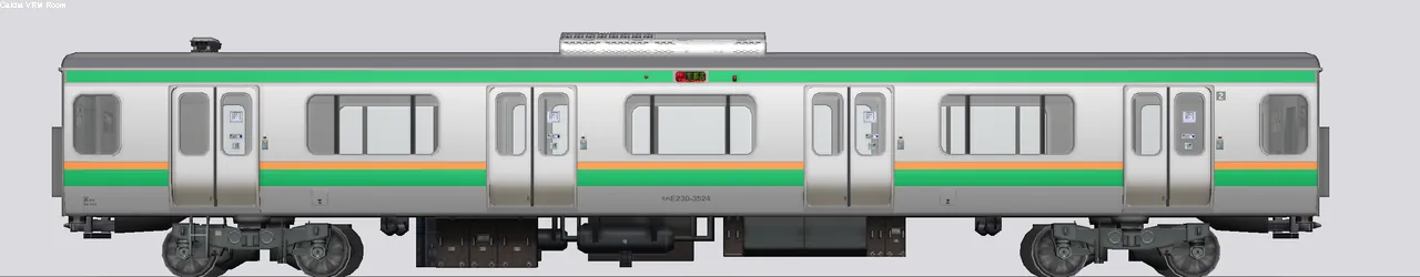 E231系近郊形電車 モハE230-3524 宮ヤマU524編成