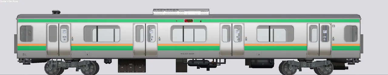 E231系近郊形電車 サハE231-6024 宮ヤマU524編成