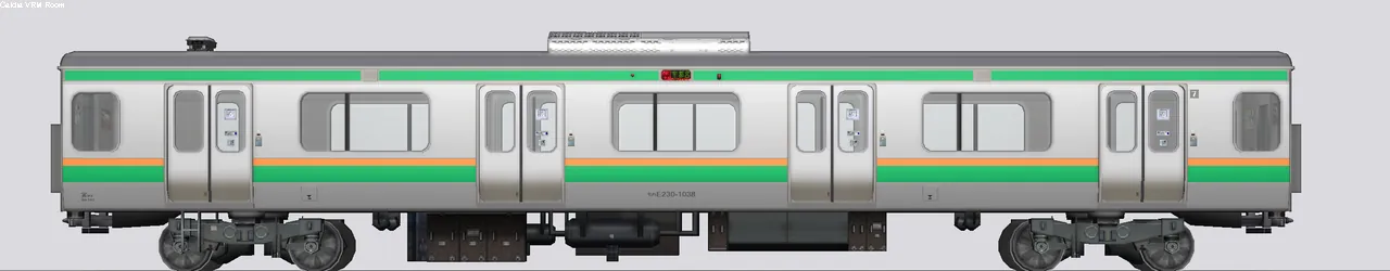 E231系近郊形電車 モハE230-1038 宮ヤマU524編成