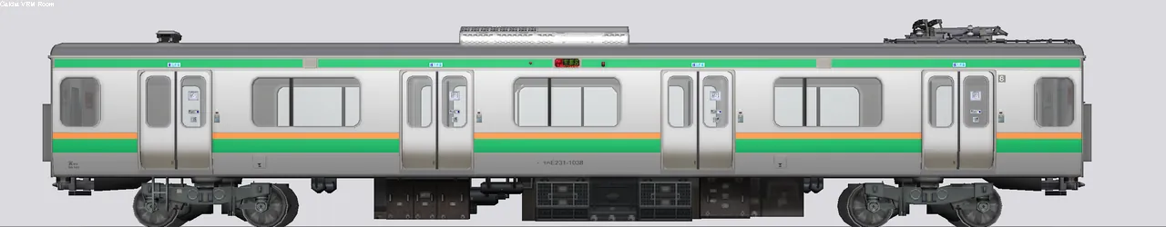 E231系近郊形電車 モハE231-1038 宮ヤマU524編成