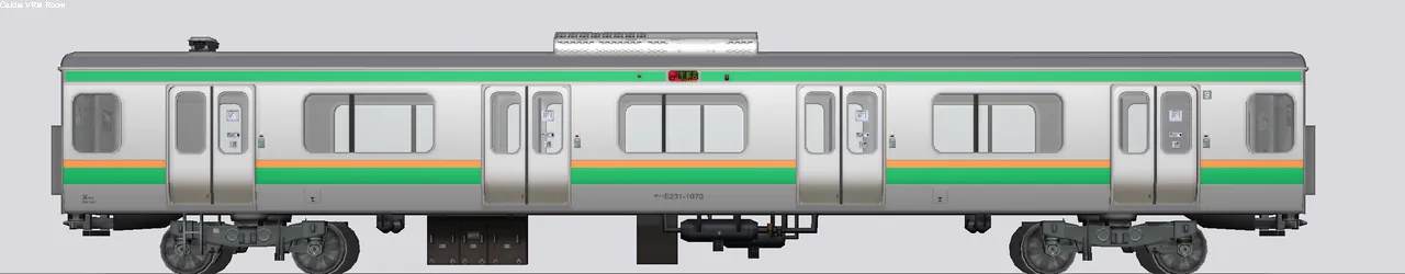 E231系近郊形電車 サハE231-1070 宮ヤマU524編成