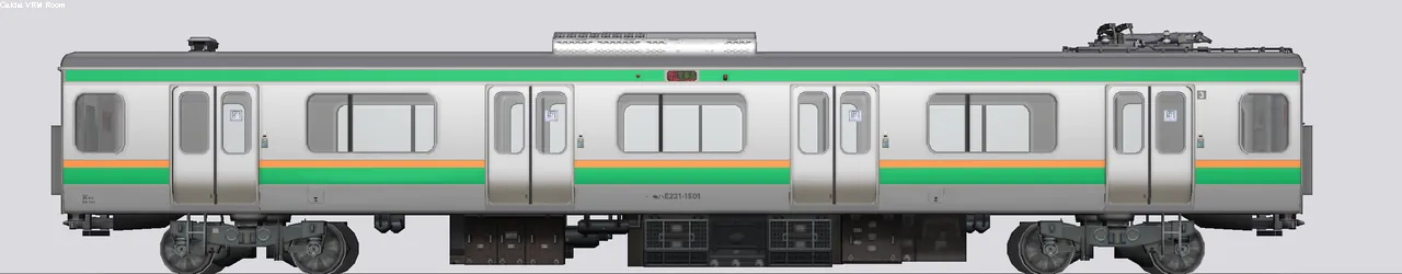 E231系近郊形電車 モハE231-1501 宮ヤマU501編成