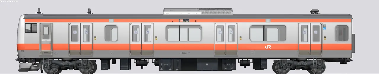 E233系通勤形電車(中央線) クハE232-17 中央線T17編成