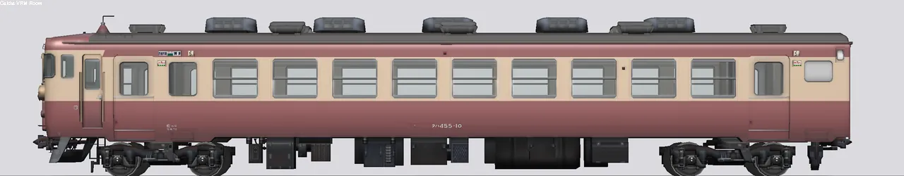 455/475/457系急行形電車 クハ455-5 国鉄原型色
