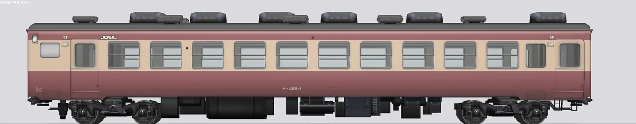 455/475/457系急行形電車 サハ455-1 国鉄原型色